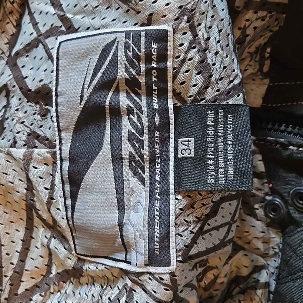 Fly Racing Free Ride Pants Size 34 - Picture 5 of 5